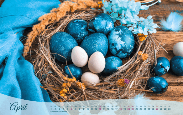 Kalendermotiv April